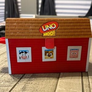 Vintage UNO Moo! Red Barn Toy